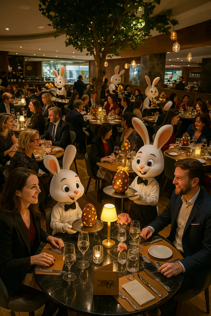 Repas de pâques au restaurant la Table d'Elise à Monaco